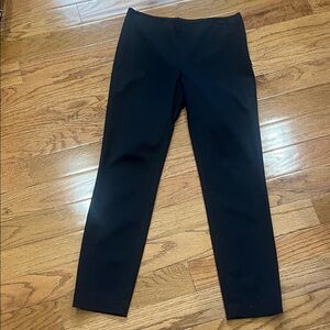 Lauren Ralph Lauren Black Straight Leg side zip Pants. 28” inseam